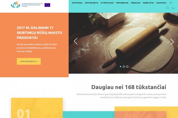 Startavo nauja Europos pagalbos labiausiai skurstantiems asmenims fondo interneto svetainė